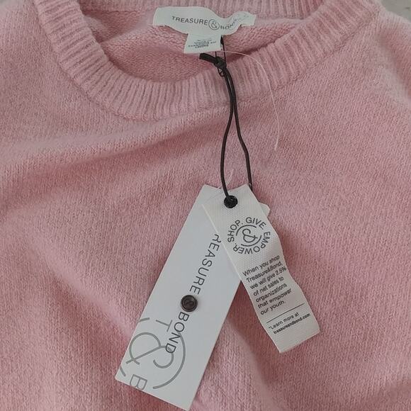 Treasure & Bond Sweater Pink Size XXS - Picture 5 of 7